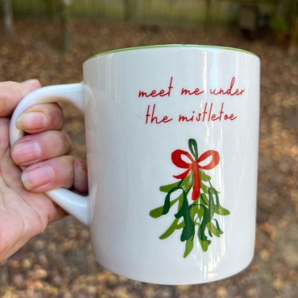Threshold Meet Me Under The Mistletoe Christmas Stoneware Mug - Picture 7 of 7